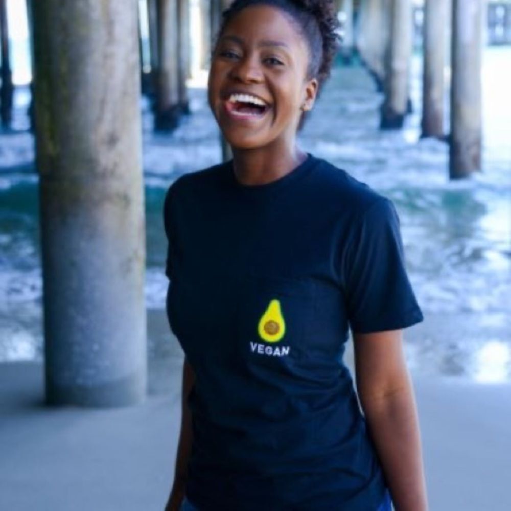 PETA Vegan Avocado Tee Size XL